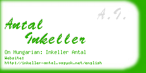 antal inkeller business card